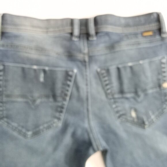 DIESEL DNA Tepphar Slim Carrot Mens Jeans Distressed Stretch Denim 31x32(32x29) - Picture 5 of 15